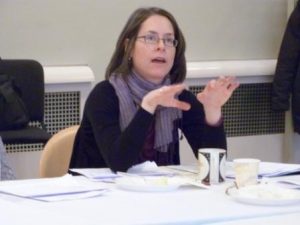 P1000565 - Buffalo Phil associate concertmaster in feedback session Feb 22 2012 c